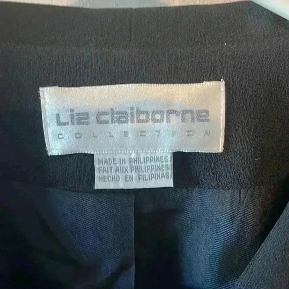 Liz Claiborne beautiful black blazer. Women’s size 12. - Picture 3 of 9